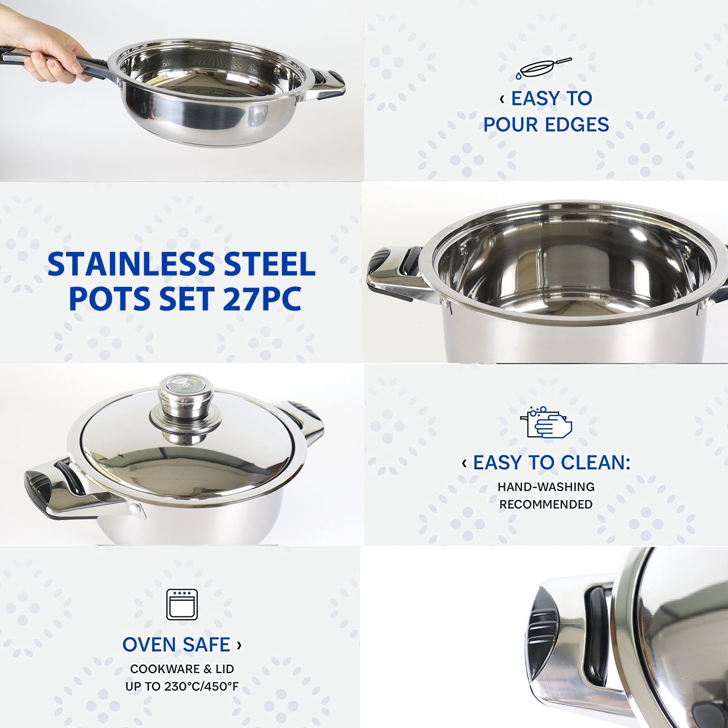 Stainless Pots set